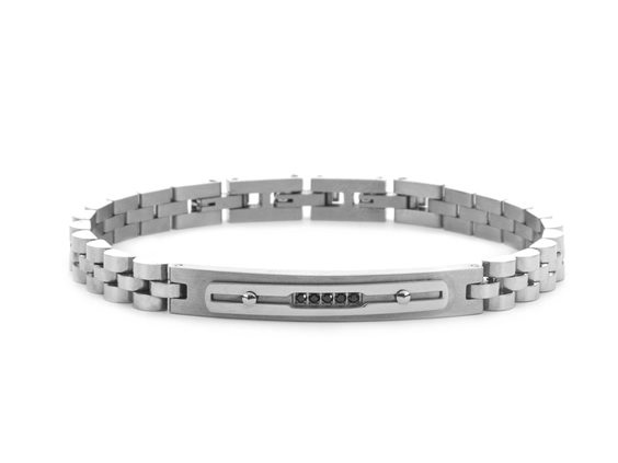 Bracciale 4US: Cesare Paciotti Uomo in Acciaio 4UBR7829 - 4UBR7829
